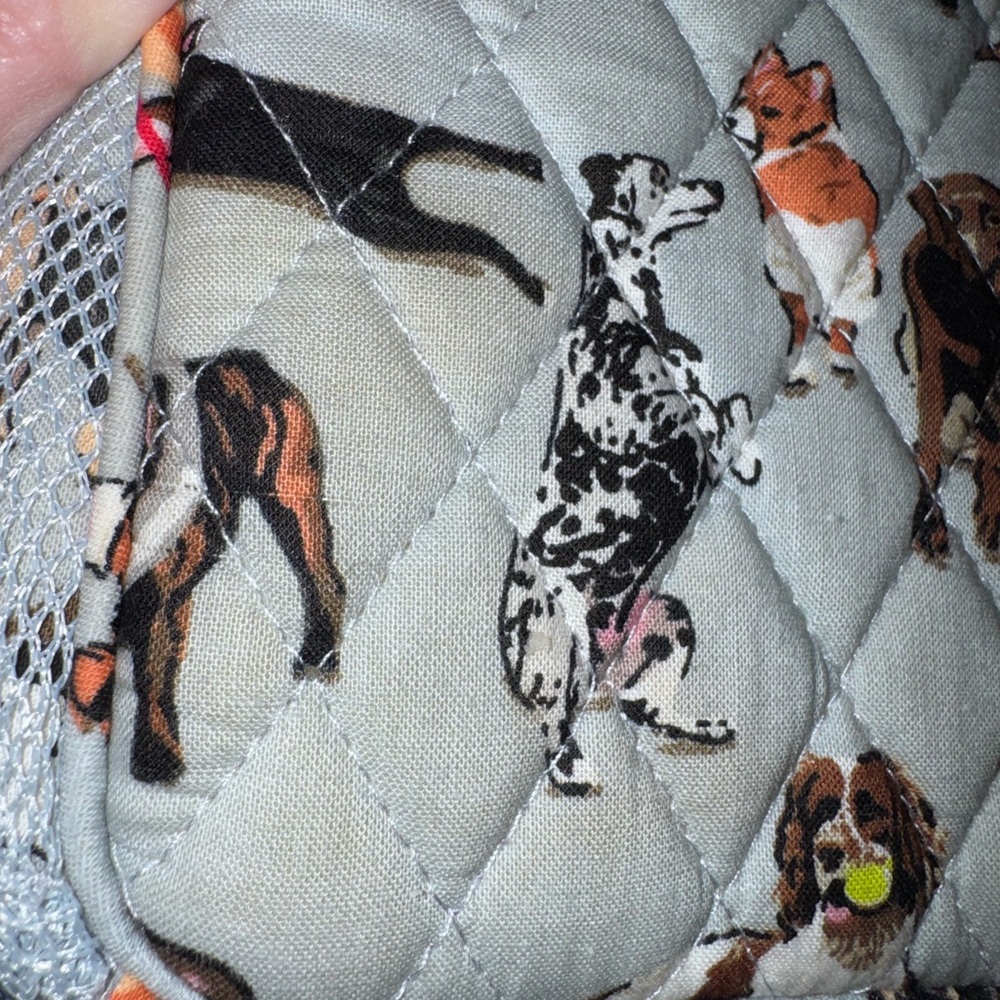 Vera Bradley Best in Show Quilted Lunch Bag Dog Print Insulated Tote - Picture 11 of 11
